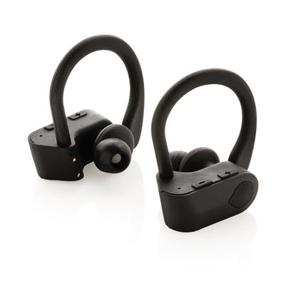 Auriculares persnalizados inalámbricos deportivos TWS en estuche de carga
